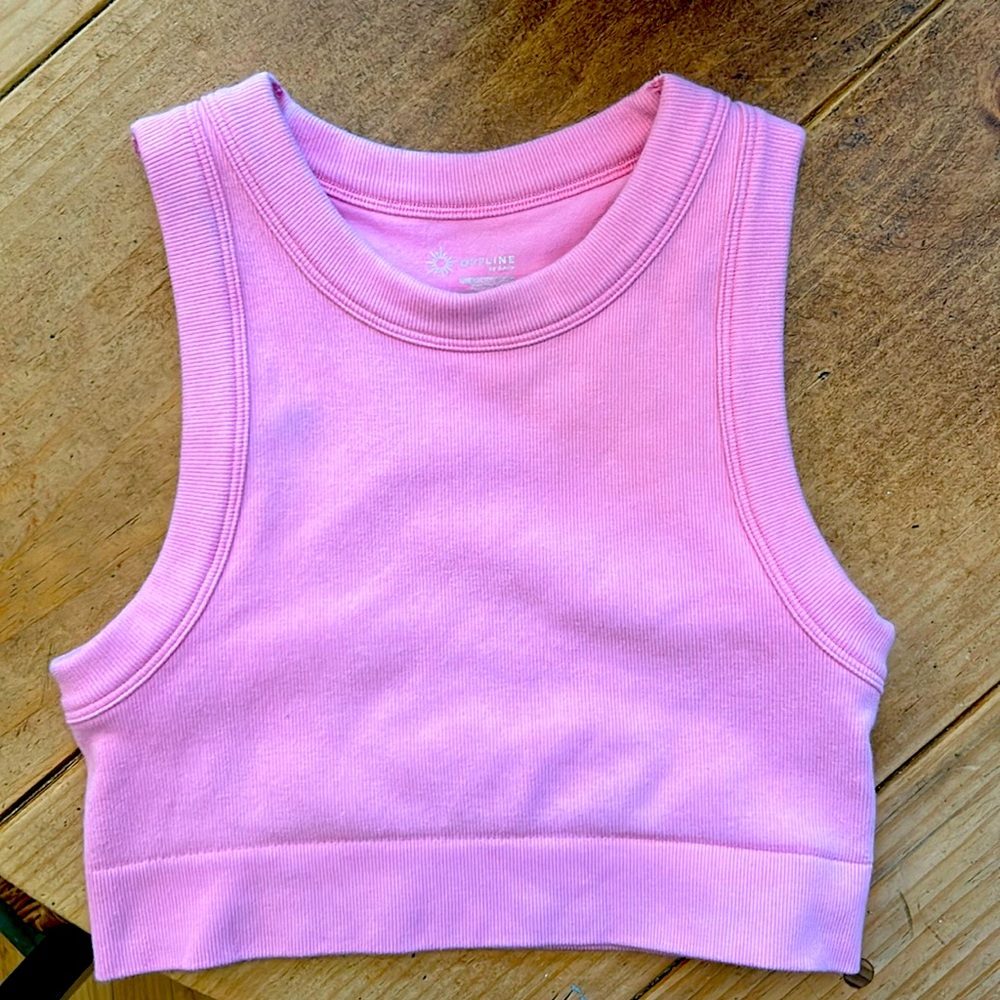 Girls cropped Aerie top